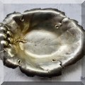 D15. Sterling silver dish with grape deoration. 